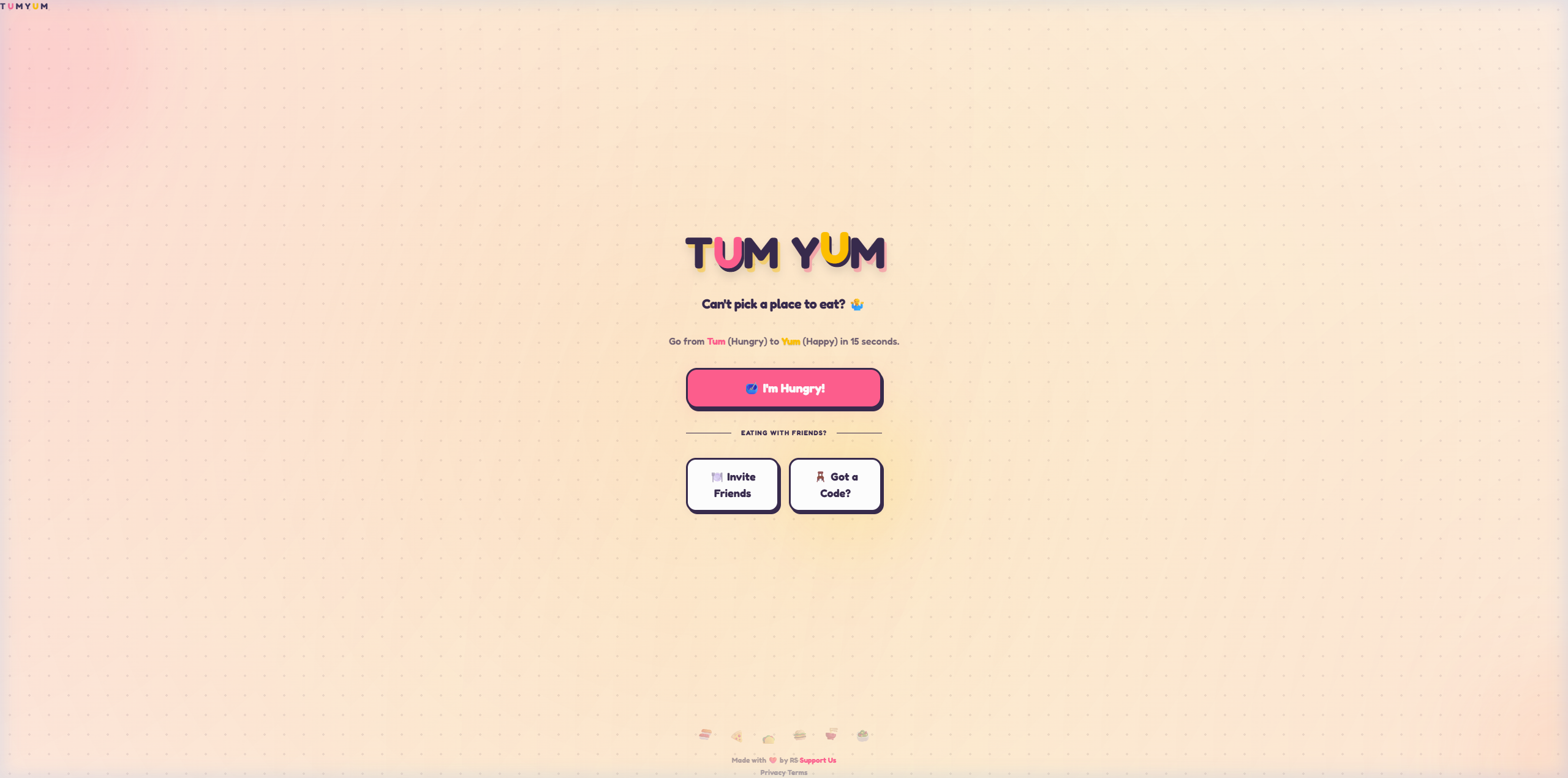 TumYum — Find food near you